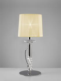 M3868/CS  Tiffany Crystal 49cm 1+1 Light Table Lamp